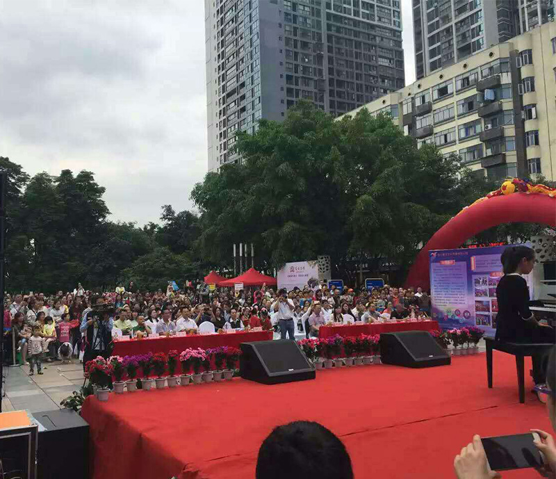 鄧小平故鄉(xiāng)四川廣安縣活動(dòng)現(xiàn)場(chǎng)