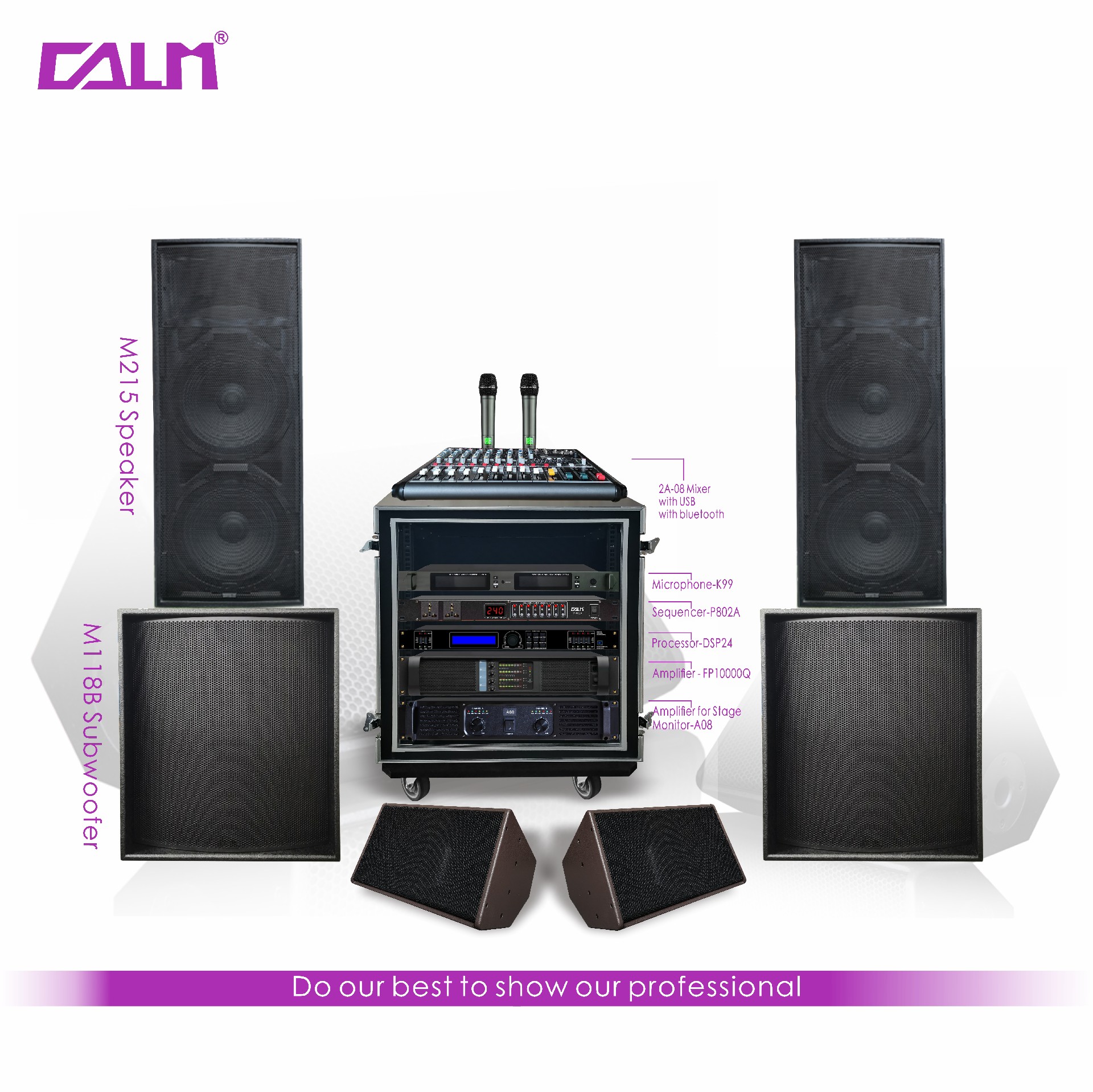 M215 Speaker and M118B Subwoofer